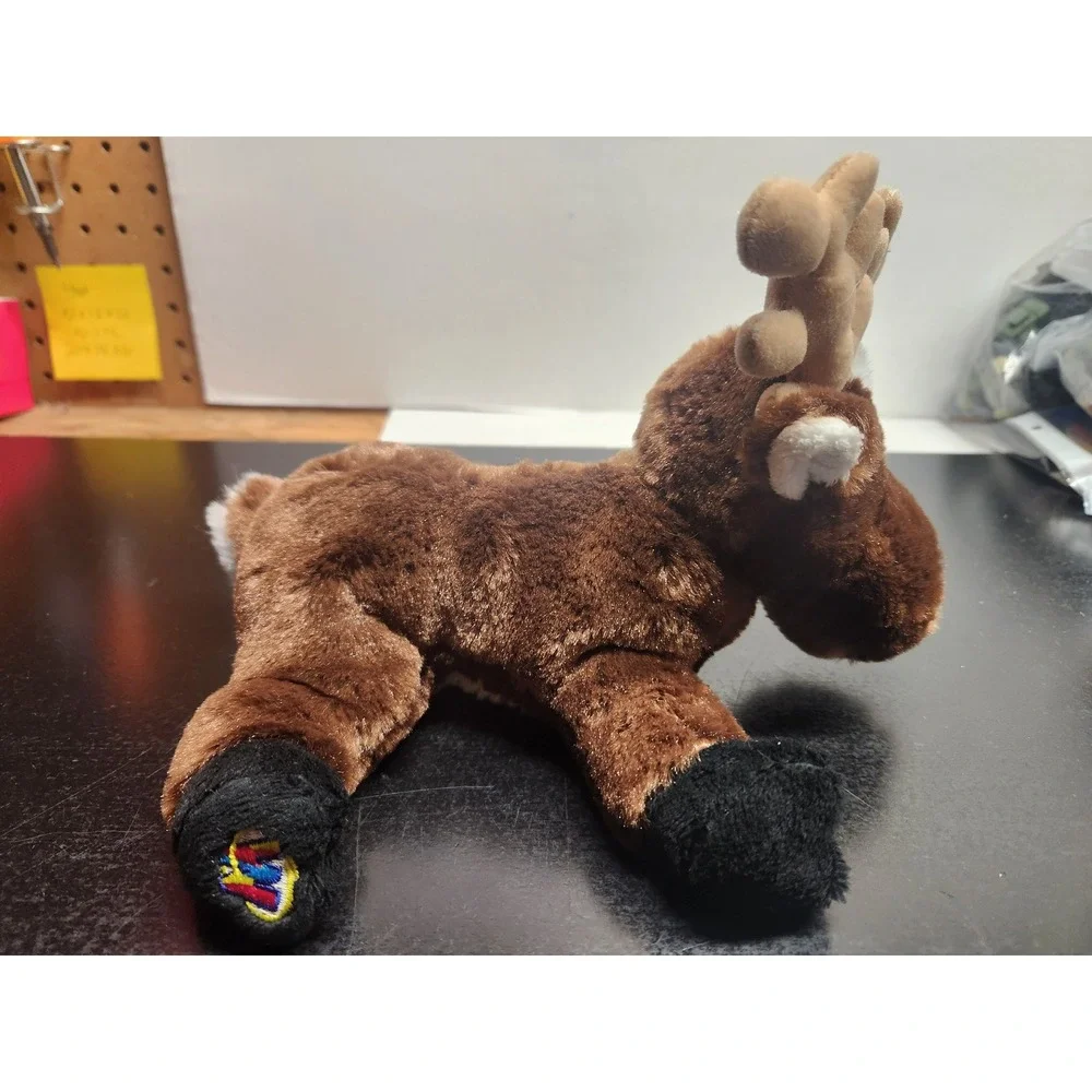Ganz‎ Webkinz Reindeer Plush Stuffed Animal Brown Holiday HM137 No Code